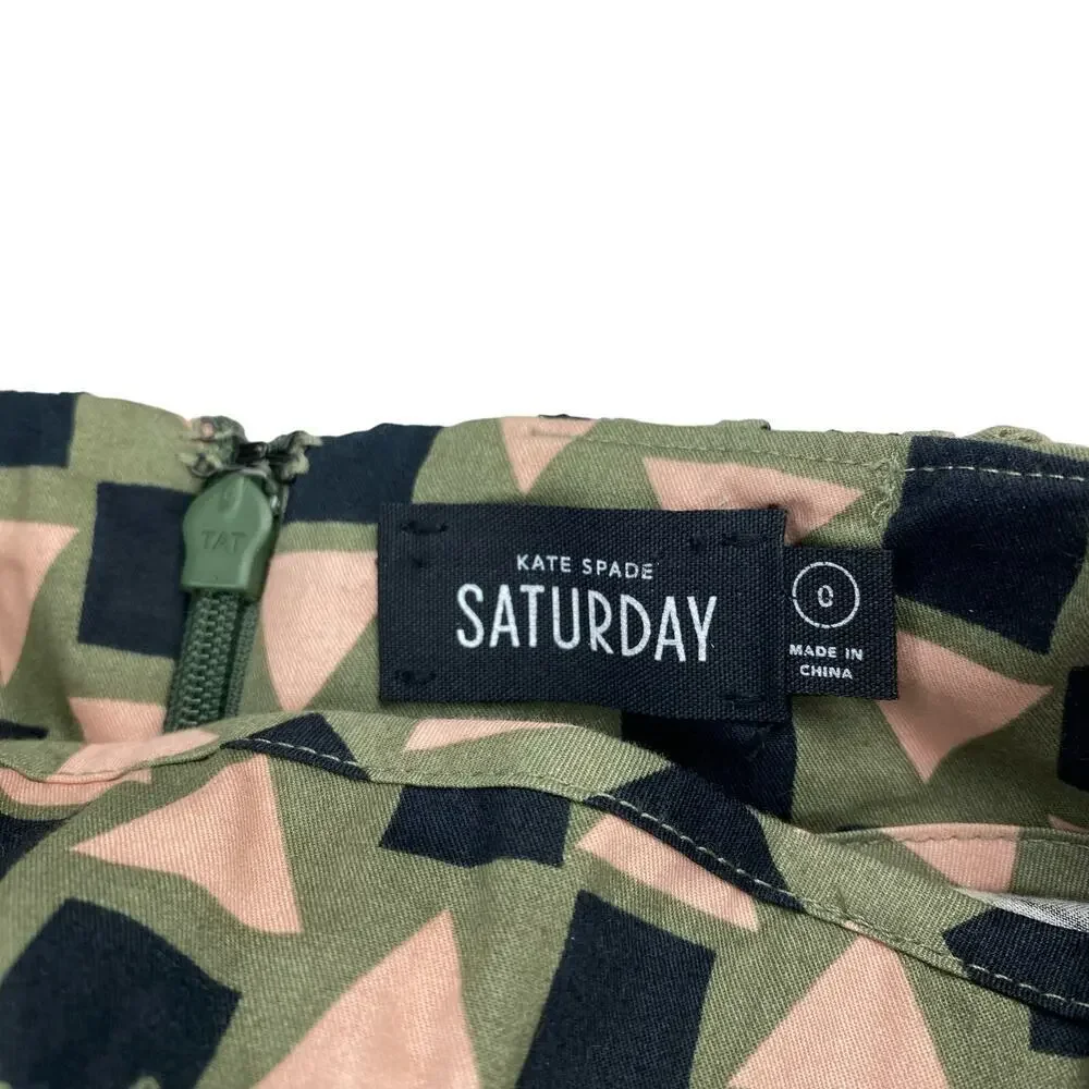 KATE SPADE Saturday Geometric A-Line Mini Sz 0